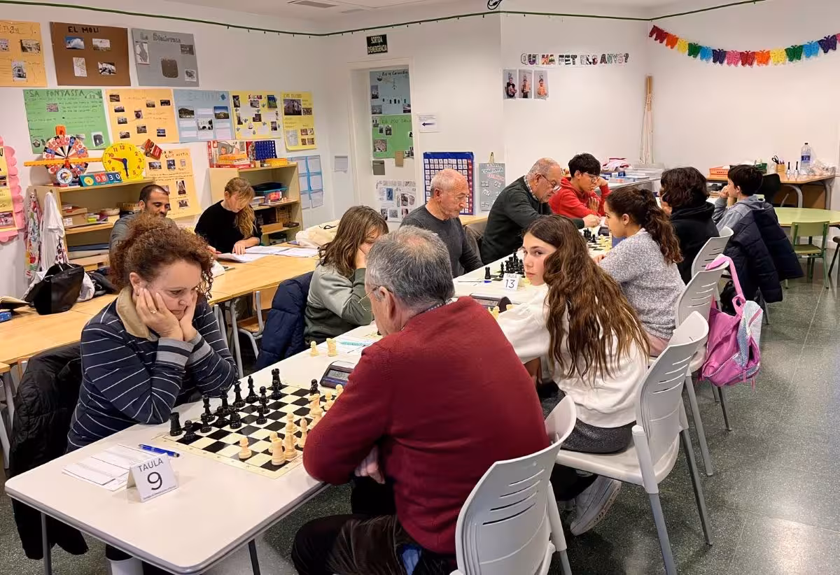 Triple empate y máxima emoción antes de la última ronda del Campeonato de Menorca de Ajedrez