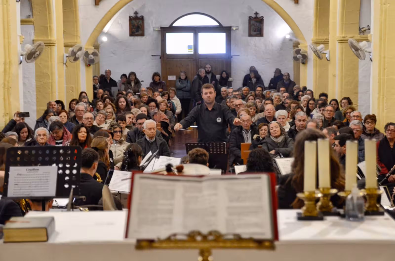 (Fotos) Concierto de Semana Santa en la iglesia de Sant Cristòfol
