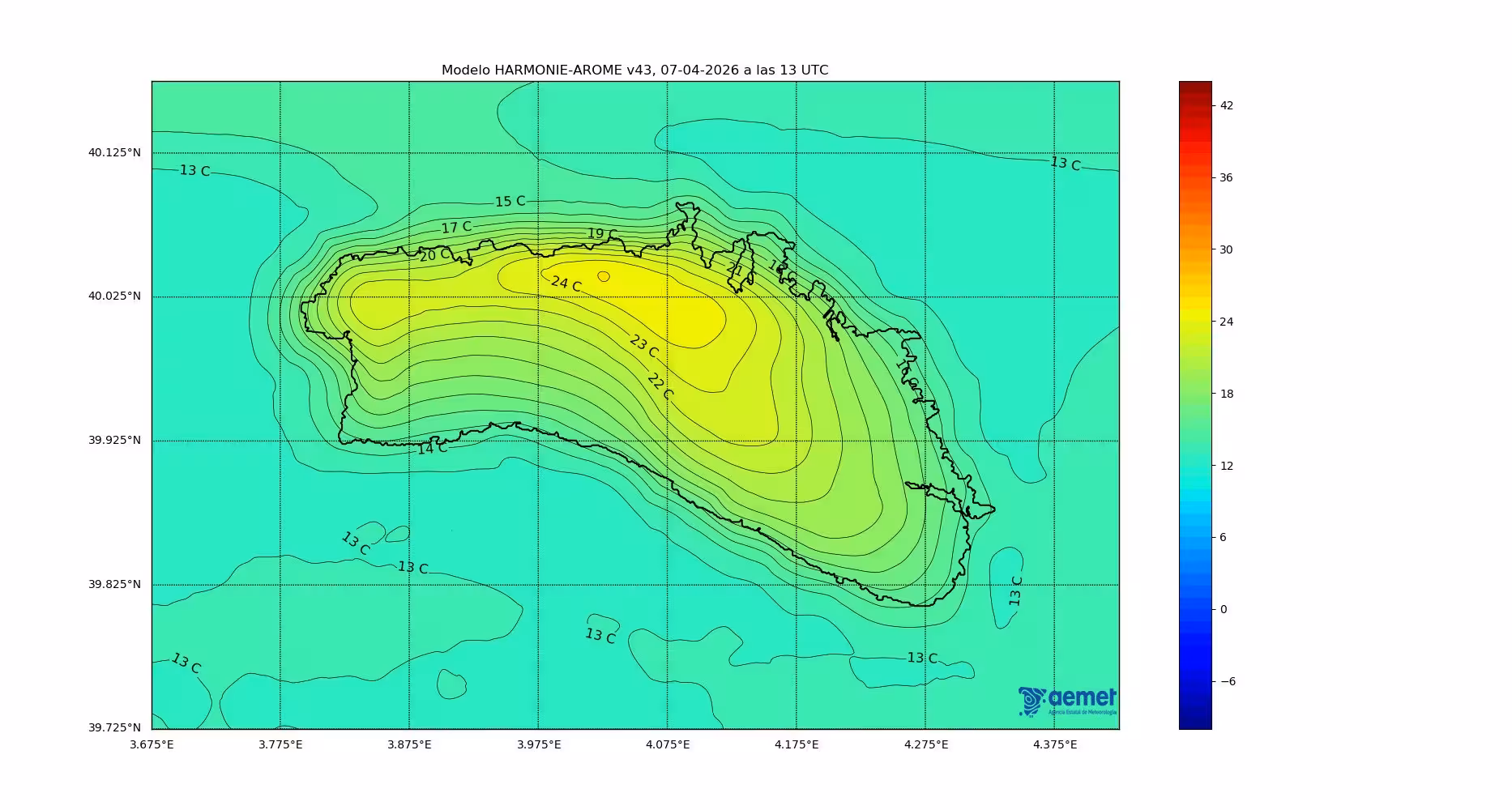 Sol y temperaturas altas para la época este martes en Menorca