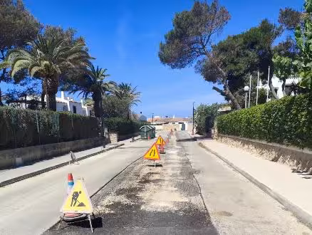 La recepción de las obras de Cala'n Blanes será el 30 de junio