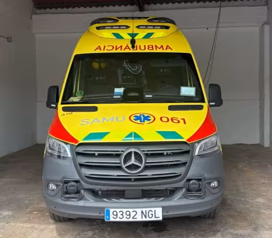 La ambulancia de soporte vital avanzado de Es Mercadal ya opera las 24 horas del día
