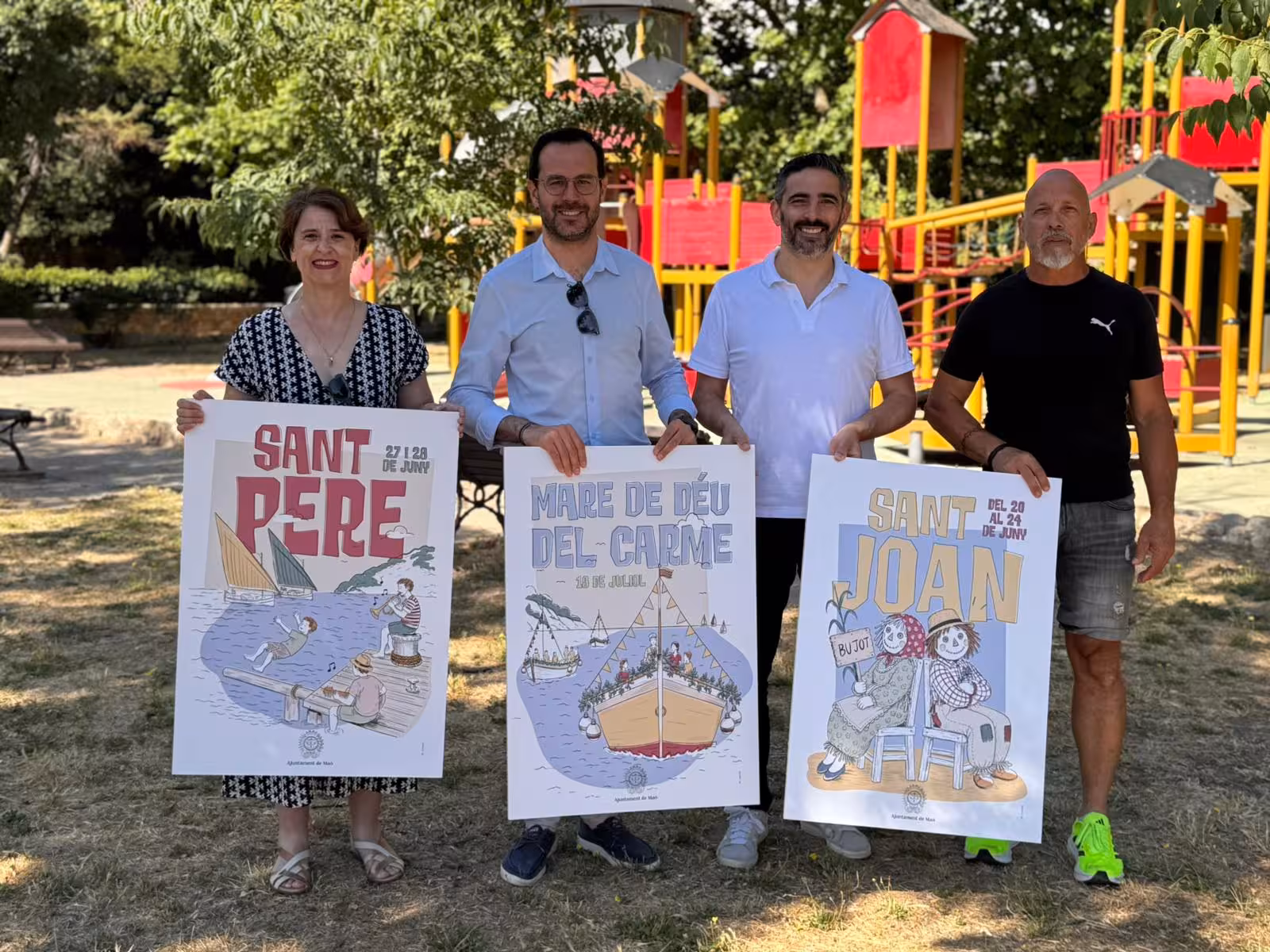 Maó presenta el programa de Sant Joan, Sant Pere y la Mare de Déu del Carme con música, tradición y actividades para toda la familia