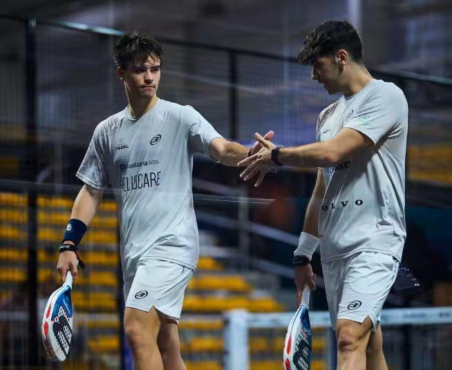Marc Sintes y Daniel Santigosa se despiden de Málaga tras caer ante Juan Lebrón y Leo Román