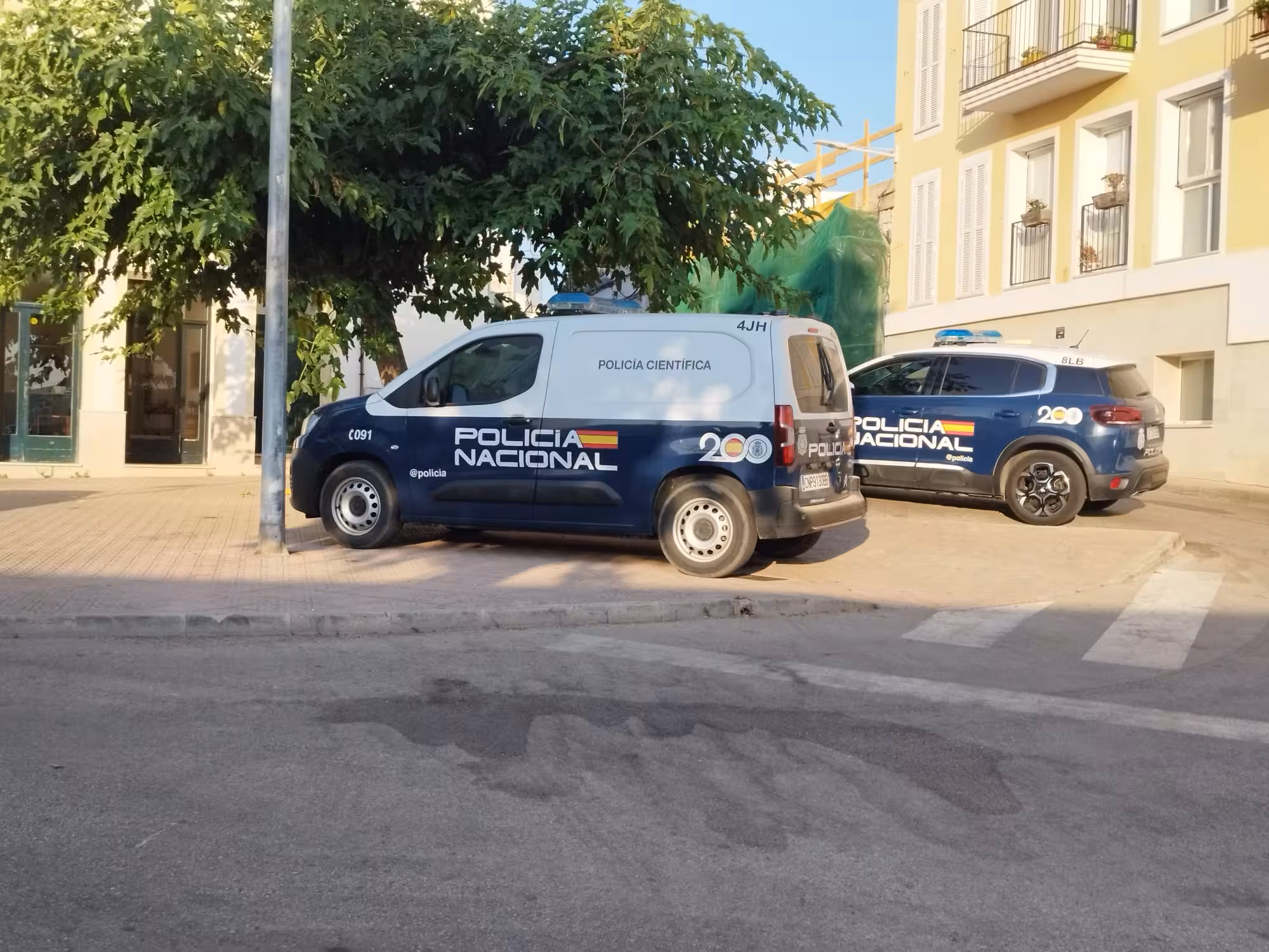 Operación antidroga en Maó en la zona del Camí de Santa María y en Ciutadella