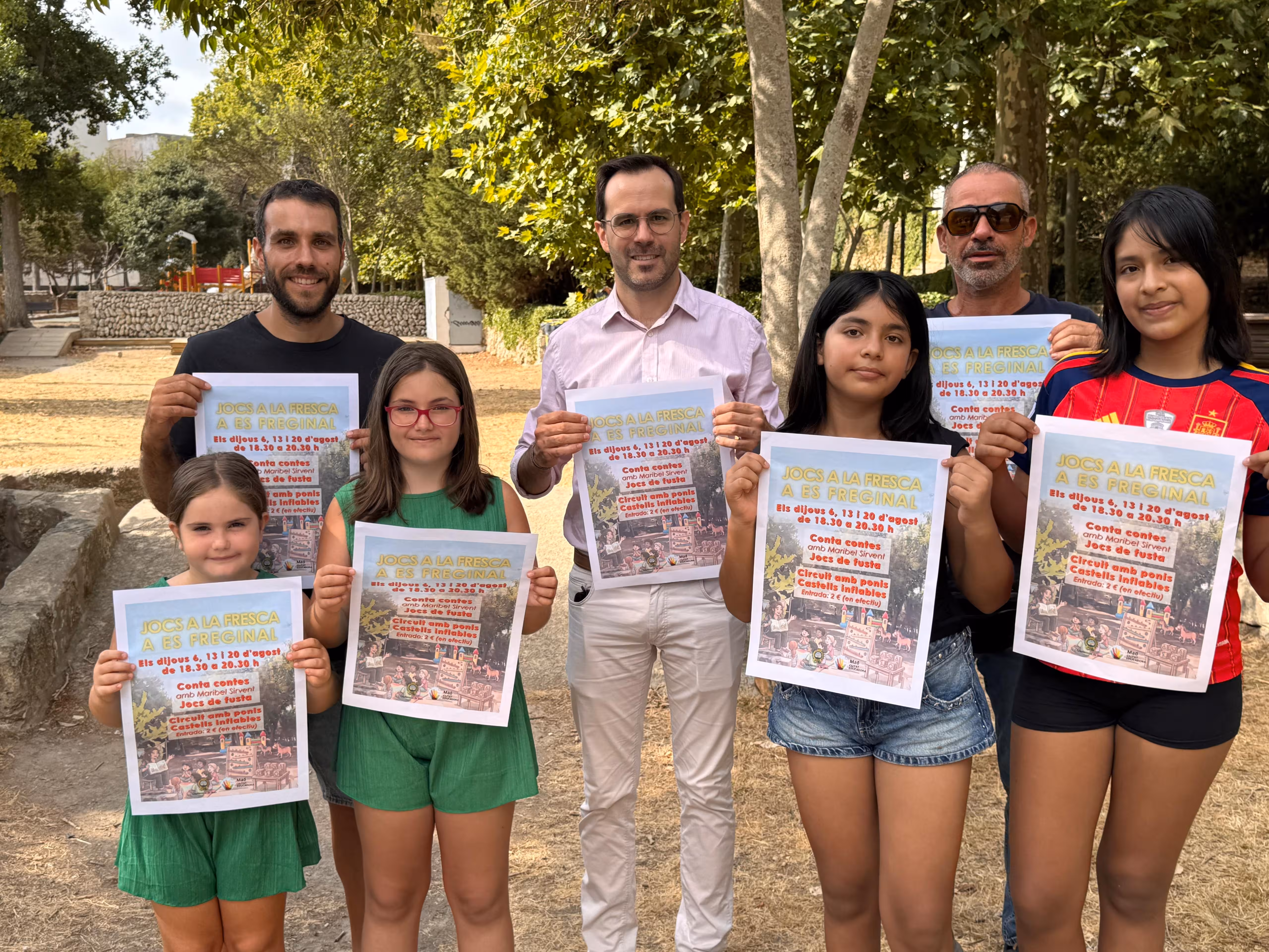 Maó presenta la iniciativa infantil 'Jocs a la fresca a Es Freginal' para los jueves de agosto
