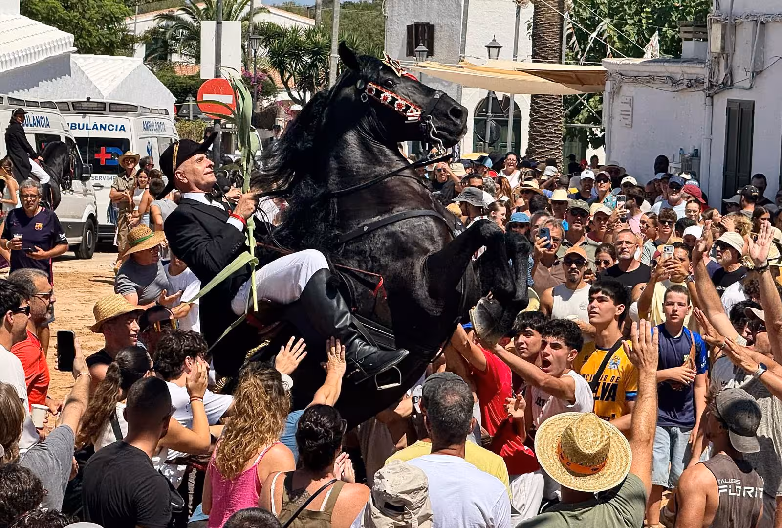 El segundo jaleo de Sant Gaietà vuelve a llenar de caballos y tradición Llucmaçanes