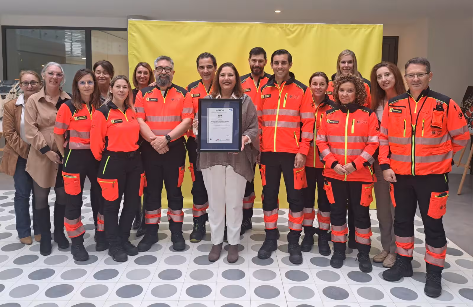 El SAMU 061 de Baleares obtiene la certificación internacional de calidad ISO 9001:2015