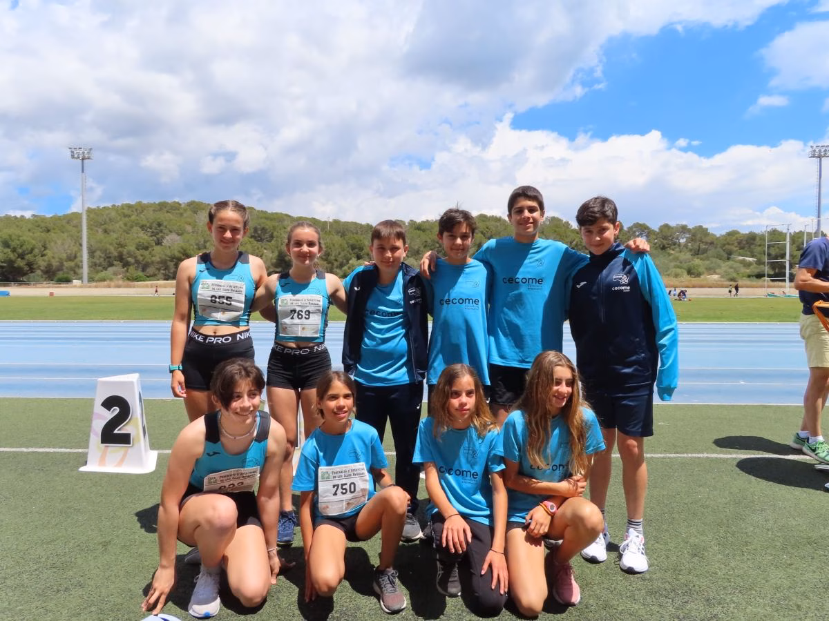 Seis medallas para Menorca en el Campeonato de Baleares de Atletismo sub14