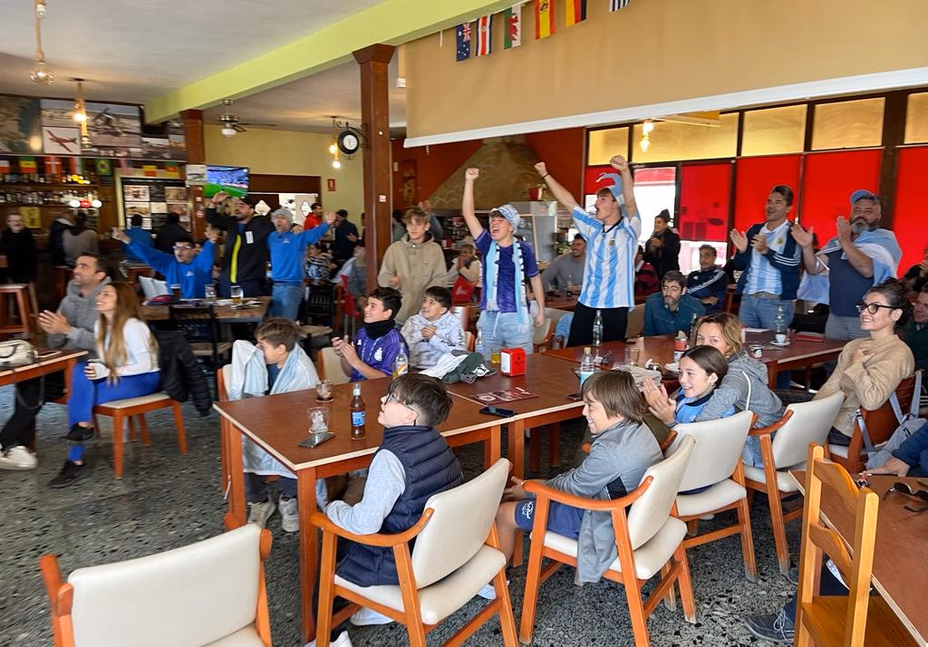 (Fotos) La colonia argentina ya vive de lleno el mundial de fútbol