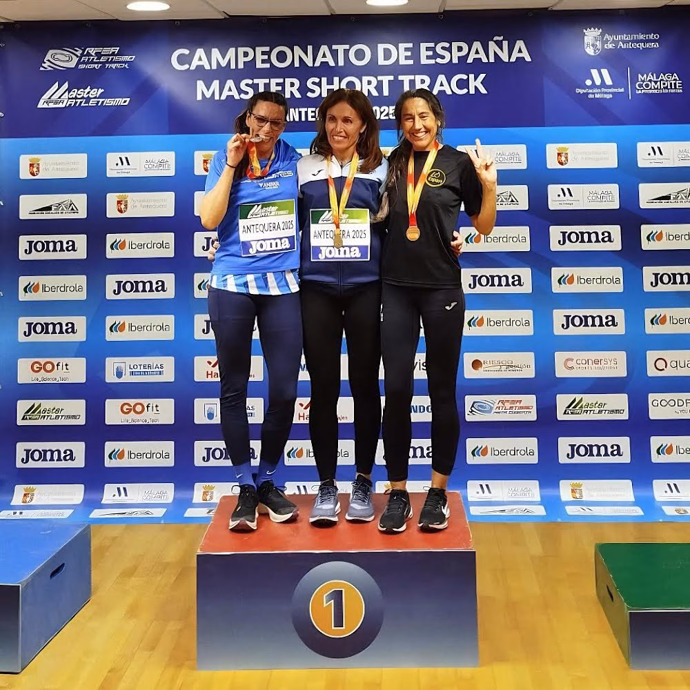 Tres atletas menorquinas suben al podio en el Campeonato de España Máster en Antequera