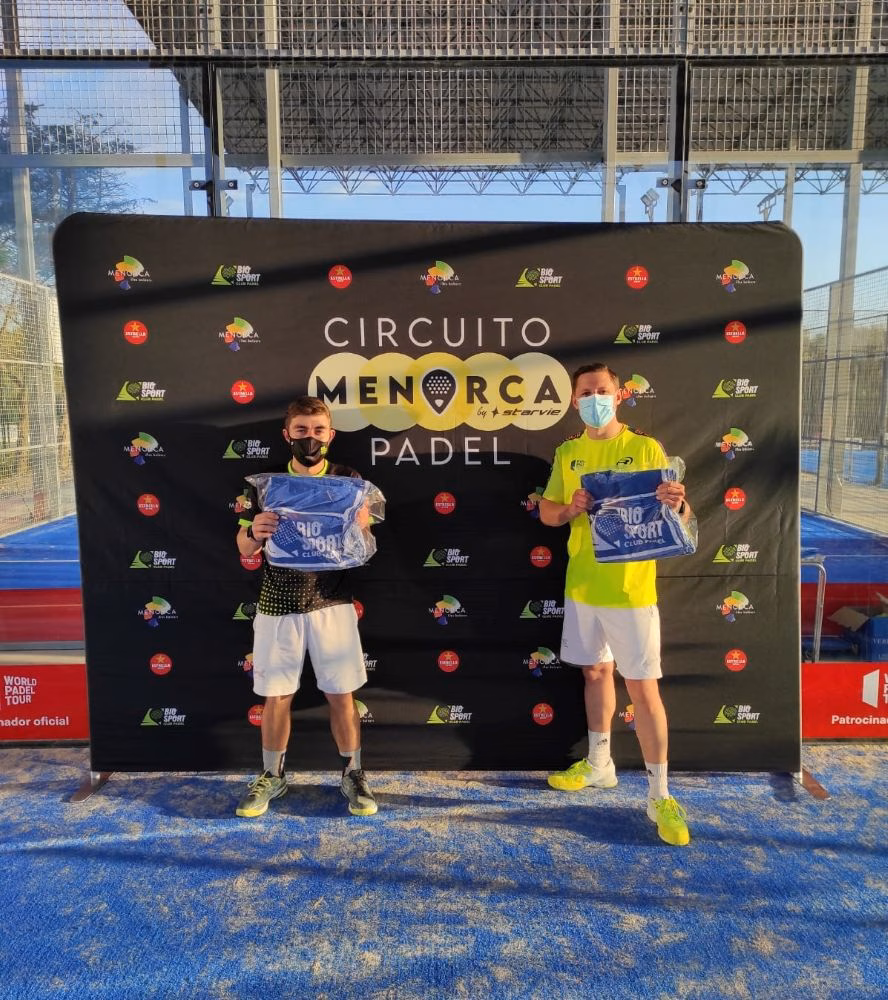 Bobby Thomas y Samuel Pérez se imponen en la 3ª prueba del Circuito Menorca Pádel