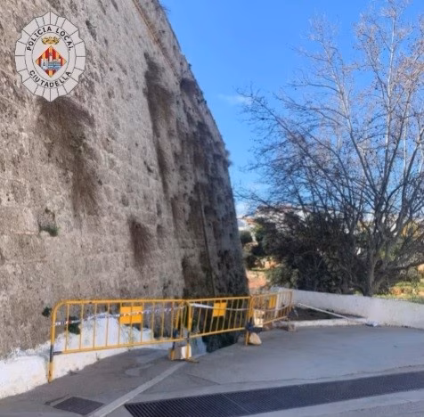 Cierran las escaleras de la Costa des Pla de Sant Joan de Ciutadella