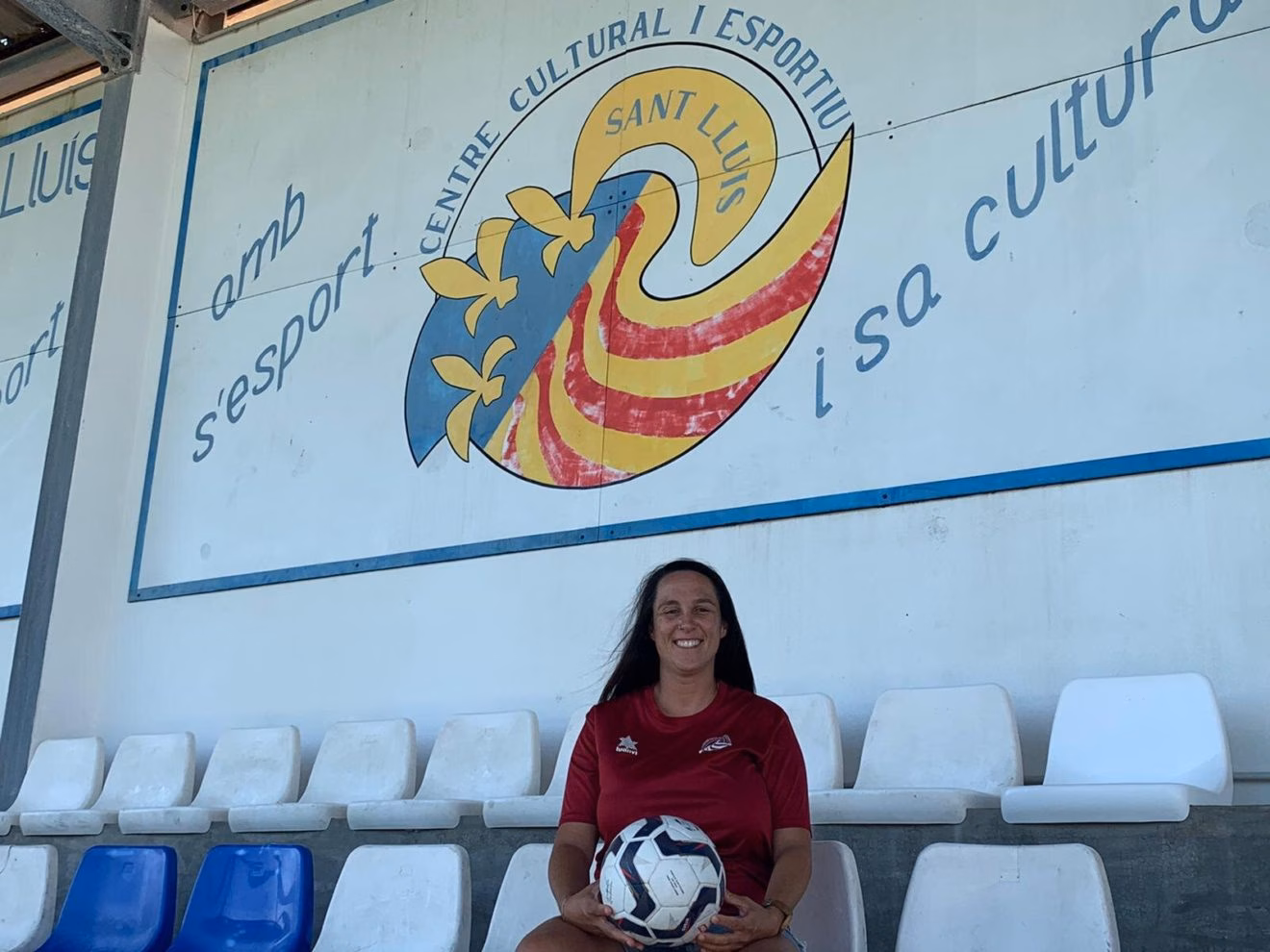 (La foto) Irene Olives regresa al Sant Lluís