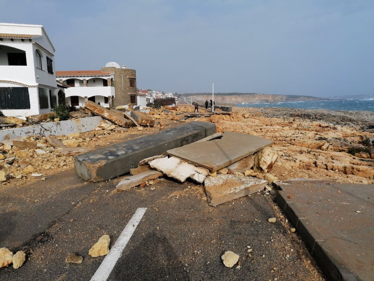 (Vídeo) La desoladora imagen de s'Algar tras el paso de "Gloria"