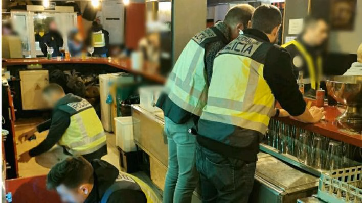Seis detenidos en una operación antidroga en establecimientos de ocio