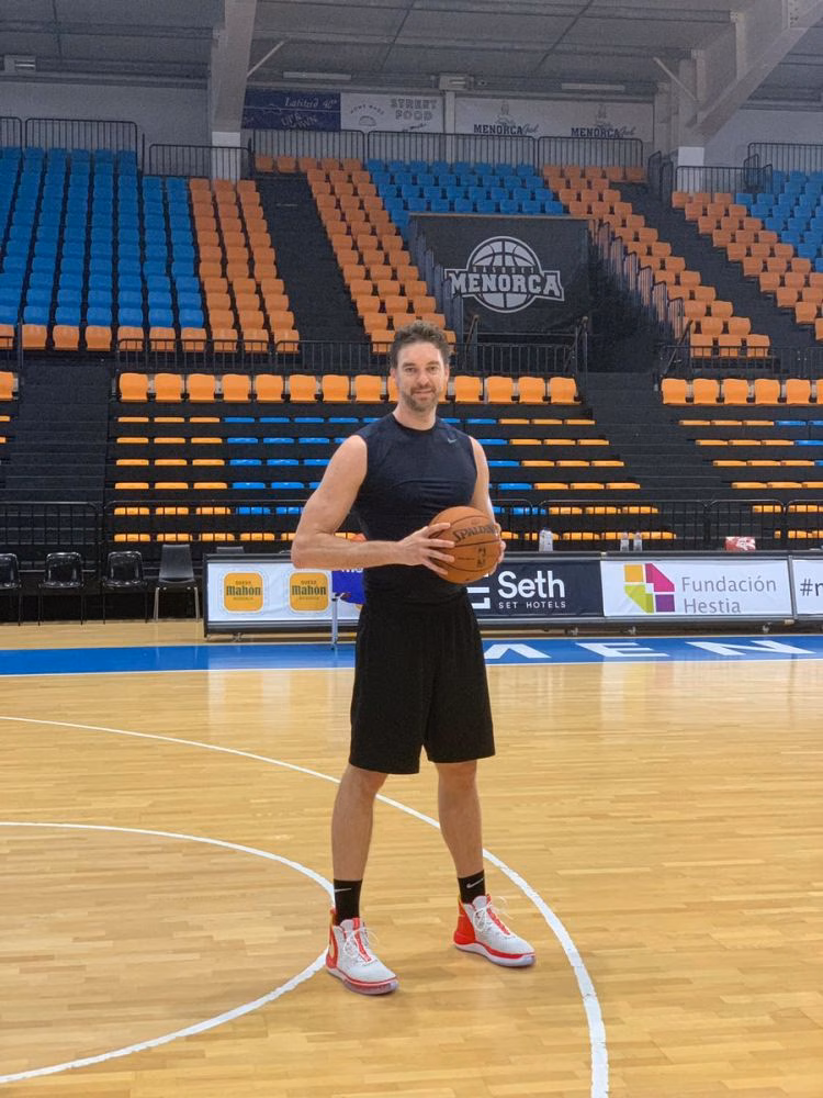 Las gracias de Pau Gasol al Bàsquet Menorca