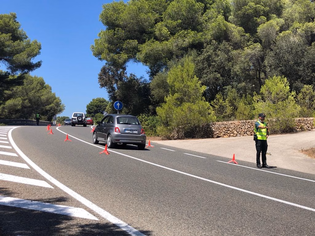 Un ciclista muerto cuando circulaba por la carretera de Maó-Fornells