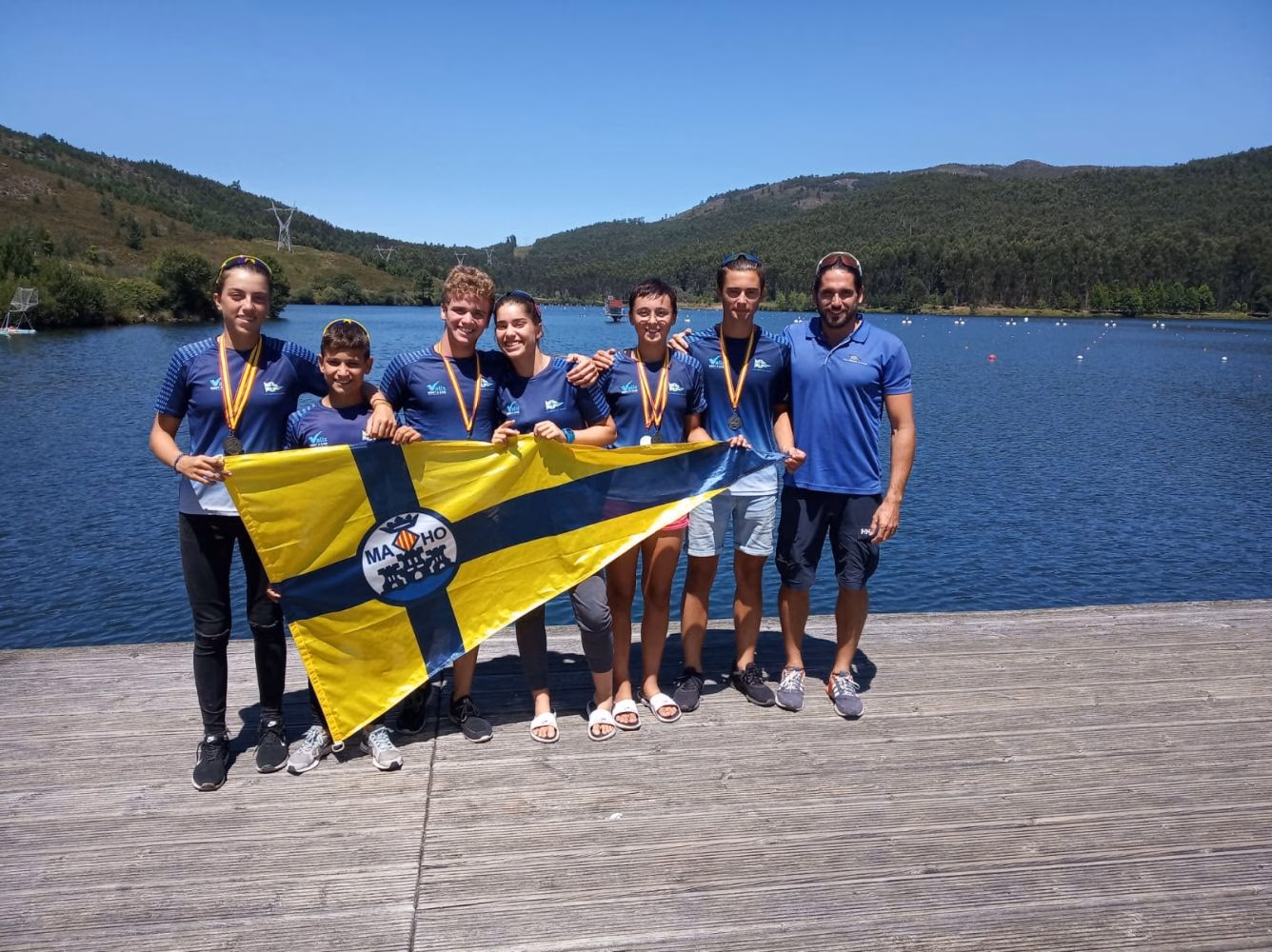 Cuatro platas del CM Mahón en los Campeonatos de España de piragüismo