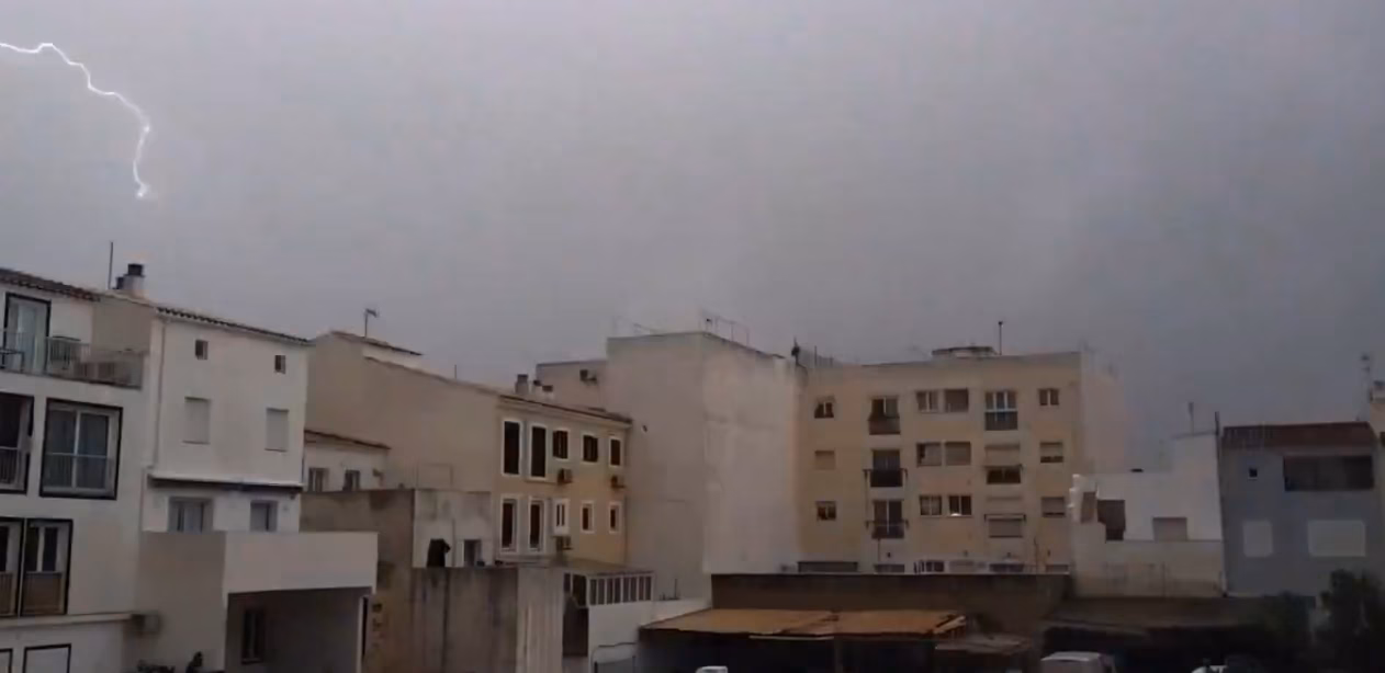 La dana deja más de 100 litros a su paso por Menorca