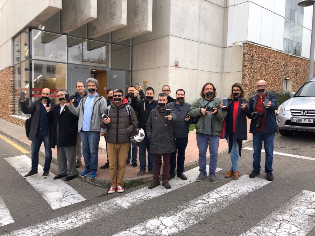 Los periodistas de Menorca se solidarizan con los compañeros de Mallorca
