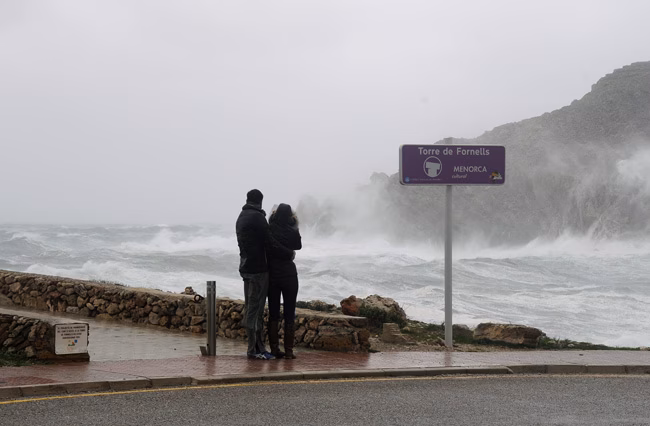 Rachas de viento de 81 kmh en Es Mercadal y 15 lm2 en Ciutadella en las últimas 24 horas