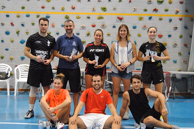 75 partidos en el Open de las fiestas de Maó de bádminton
