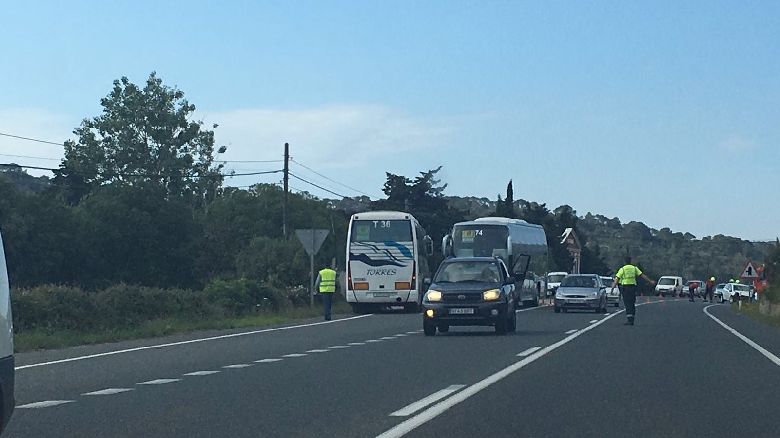 (Avance) Tres heridos en un accidente en la carretera general