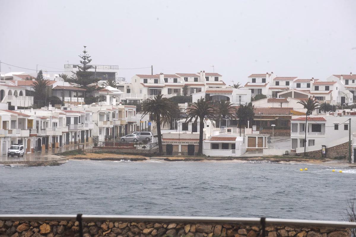 (Vídeo) Así castiga el temporal a la Costa Norte de Menorca