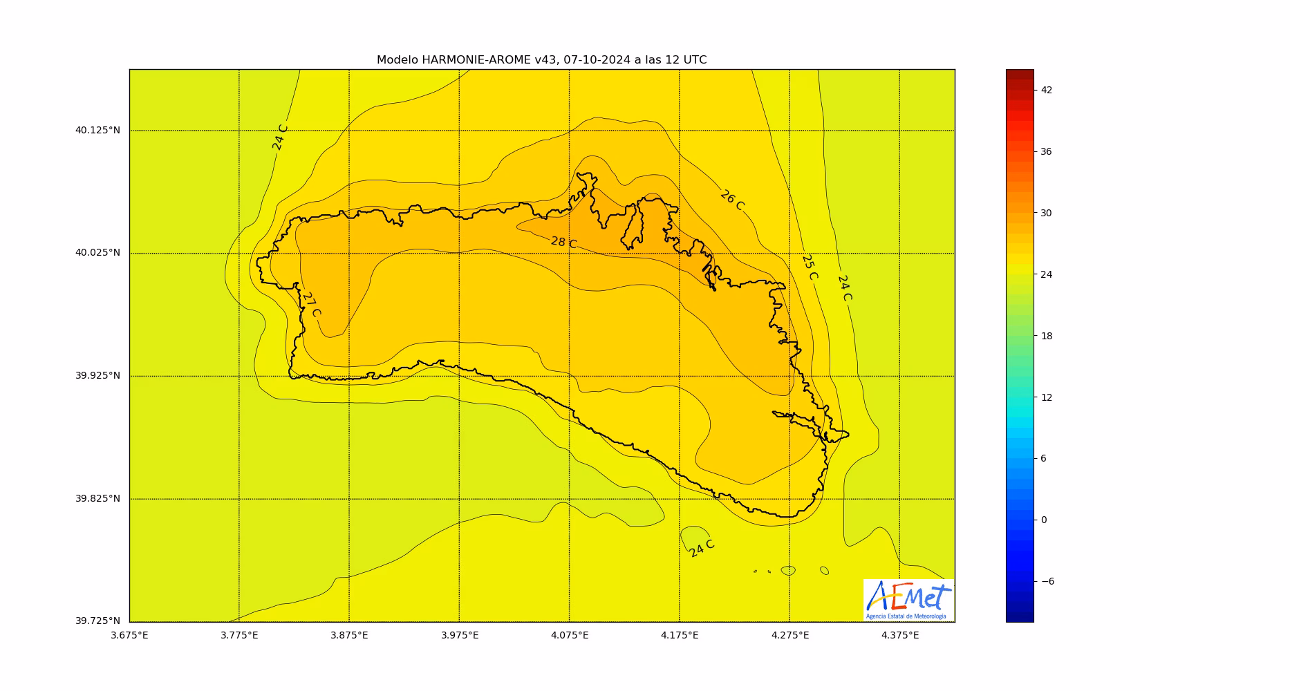 Cielos nubosos y temperaturas de hasta 28 ºC este lunes en Menorca