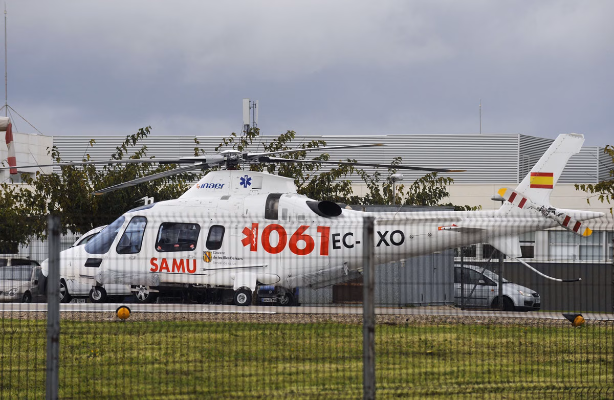 Trasladan a Son Espases a un motorista herido en Menorca