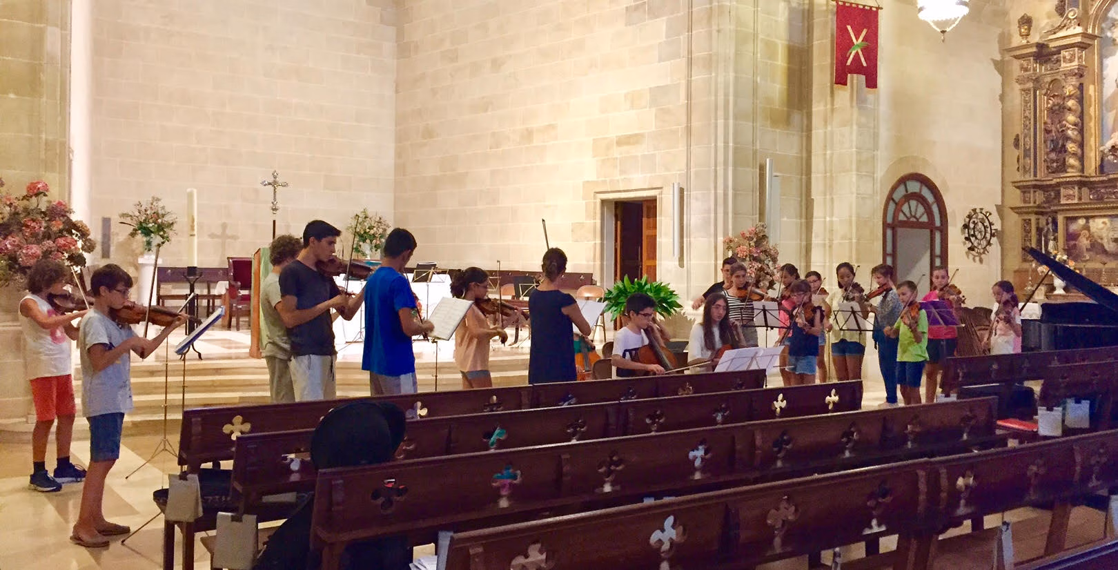 Nos gusta la música, también de cuerdas.