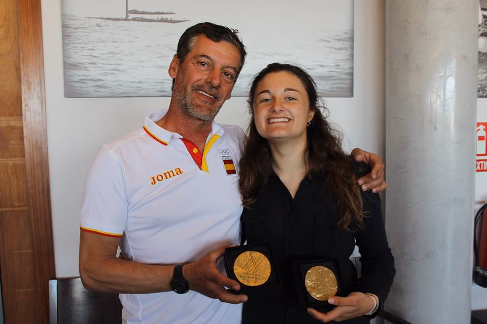 Damián Borrás y Sara Franceschi, campeones de Balears de Snipe