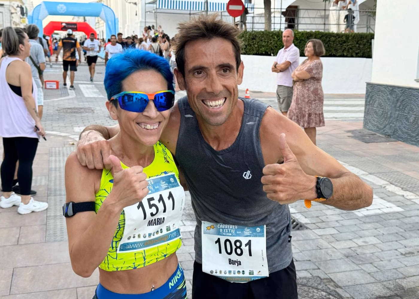 (Fotos) Maria Pallicer y Borja Coll ganan la 'cursa' en Sant Lluís