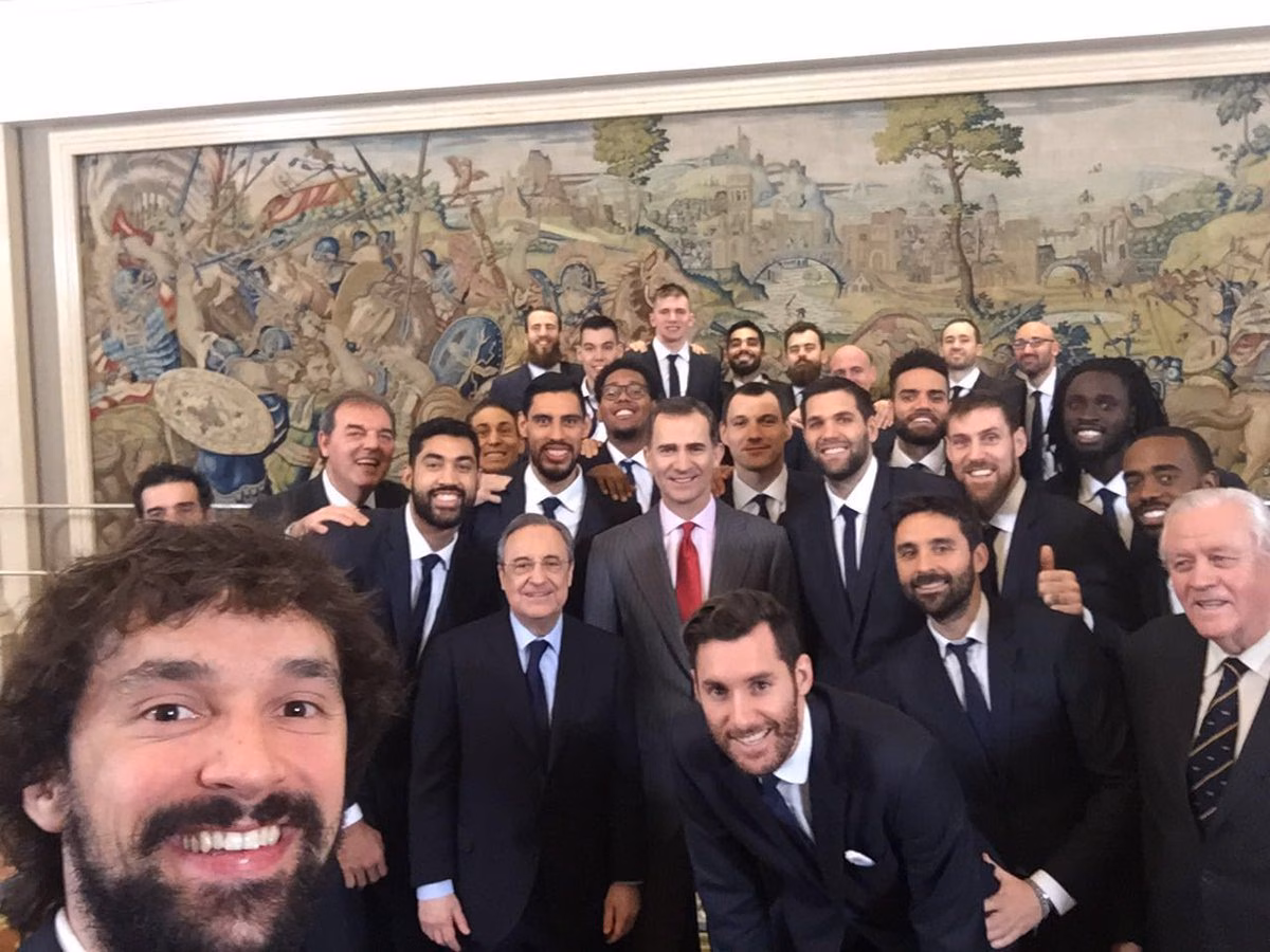 El selfie más real de Sergio Llull