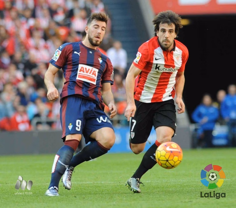 Duro correctivo para el Eibar de Sergi Enrich en San Mamés