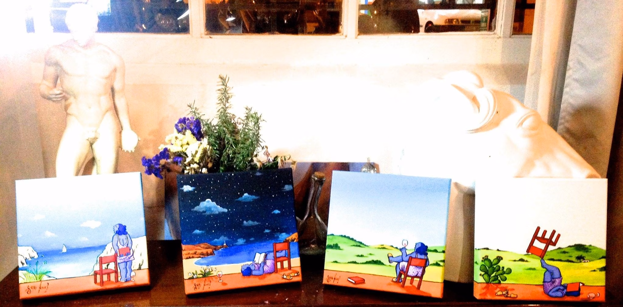 Marc  Jesús, en el Atelier SantGervasi