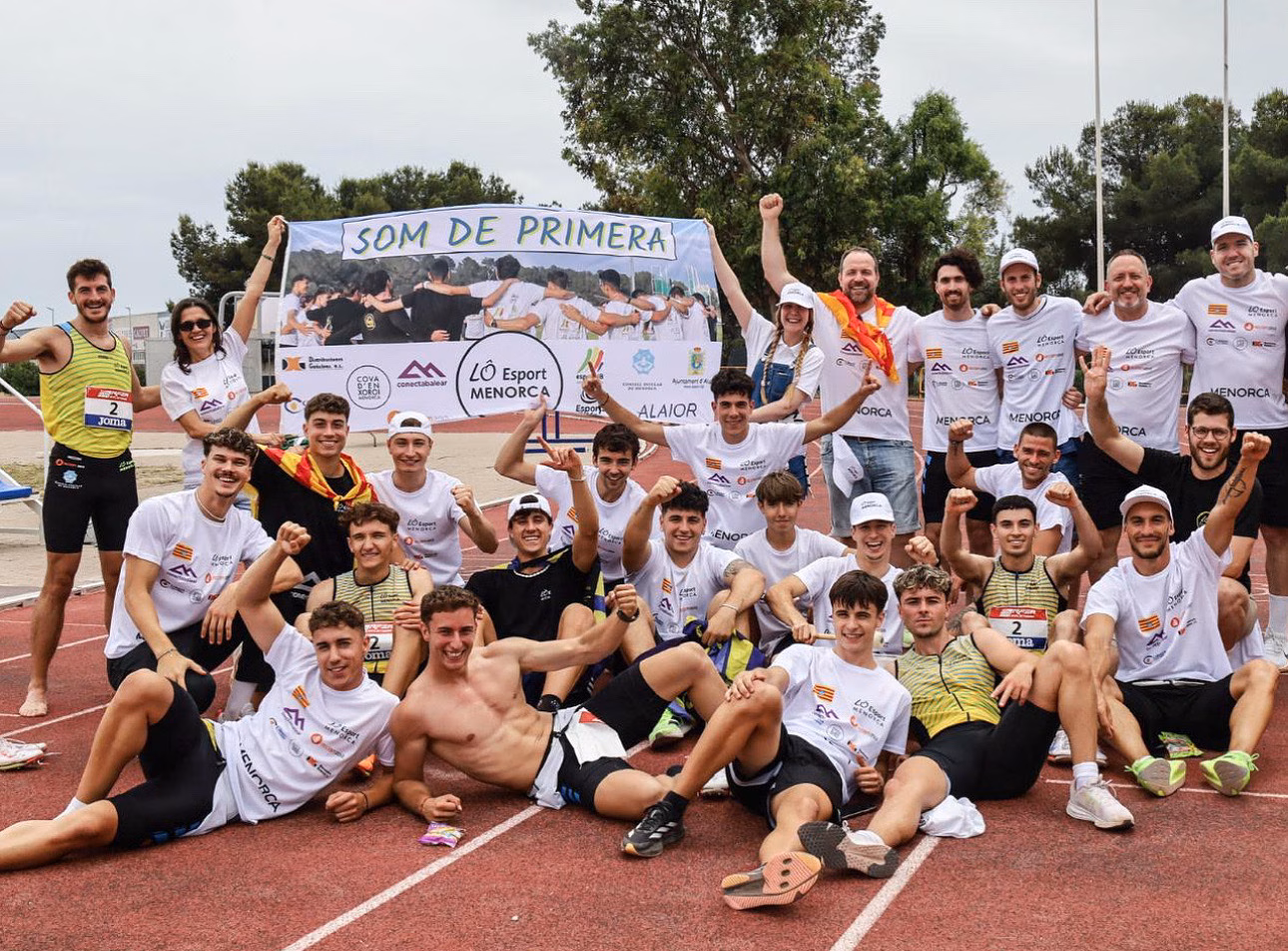 Lô Esport Menorca hace historia y asciende a la Primera División de atletismo