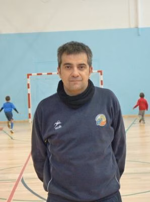Beni Fuxà, entrenador del Infantil A del CCE Sant Lluís