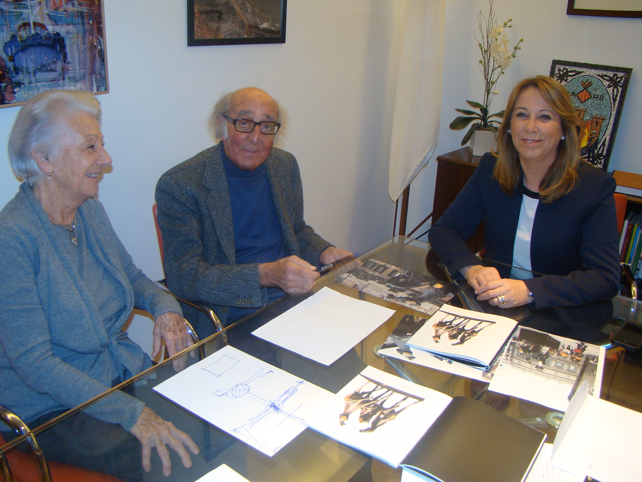 Tres caballos de bronce para la rotonda del Camí de na Ferranda