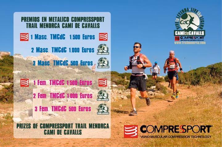 La Trail Menorca Camí de Cavalls anuncia premios en metálico para los ganadores