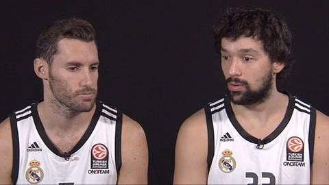 Sergio Llull y Rudy Fernández, al desnudo en este vídeo de la Euroliga