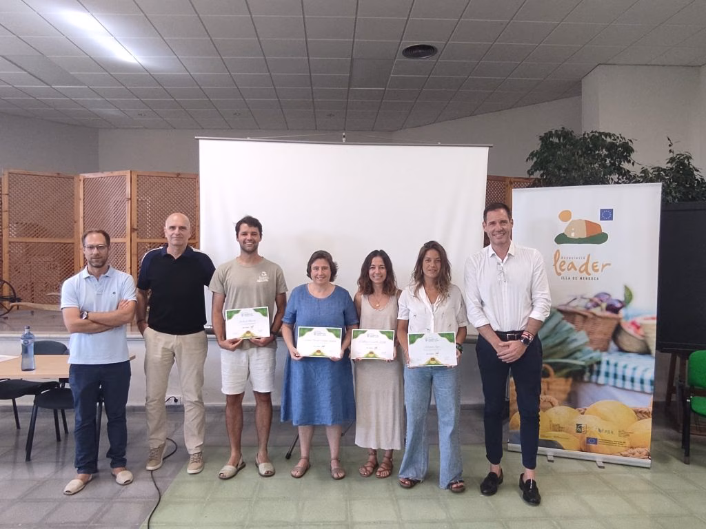Ciceró Mercadal, con 'Bolets de Menorca', recibe el premio 'Emprèn en Rural 2024'