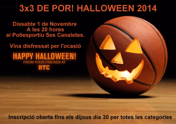 El Sant Lluís mezcla Halloween y baloncesto en una velada de miedo