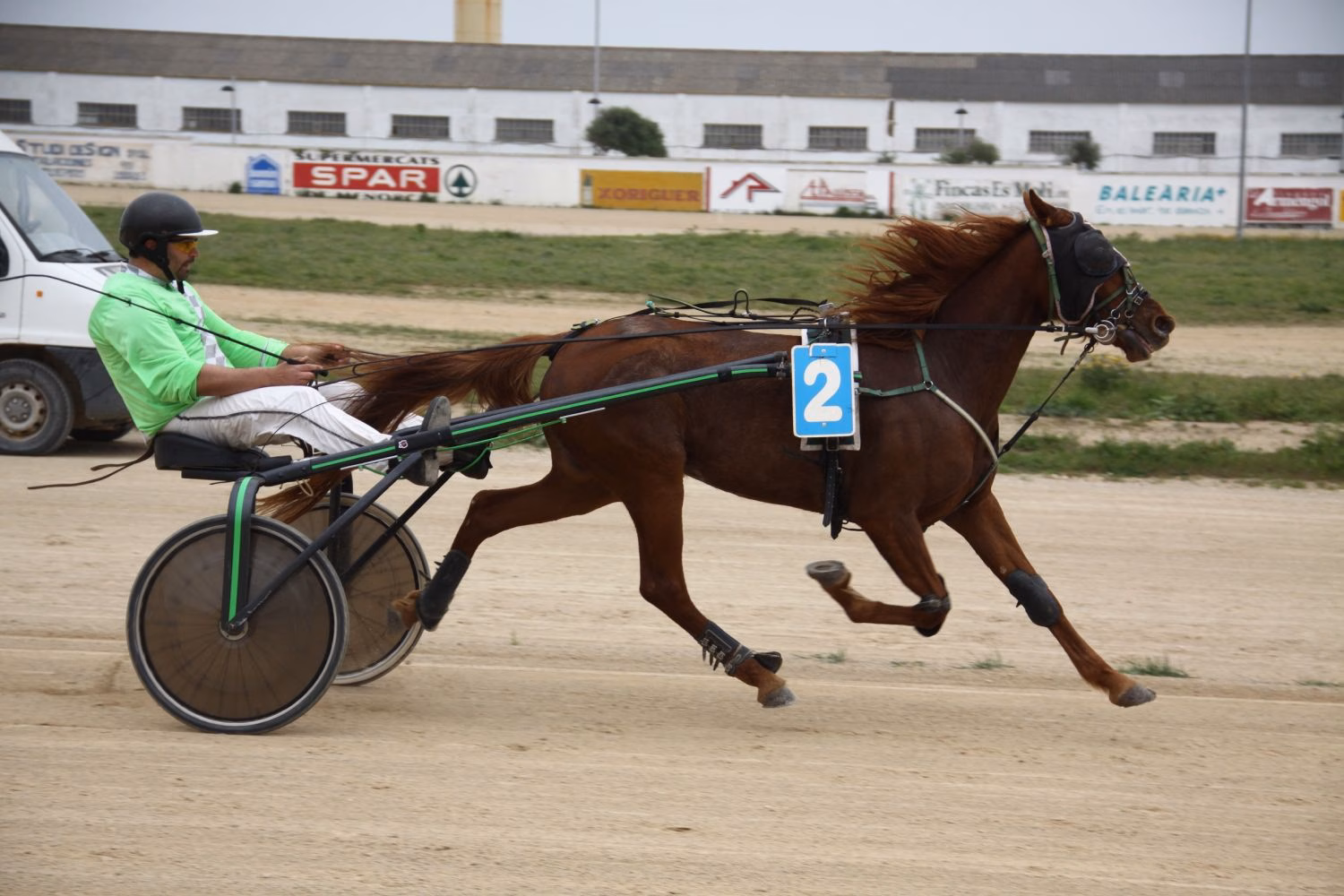 Nueva y atractiva jornada de trote en el municipal de Maó