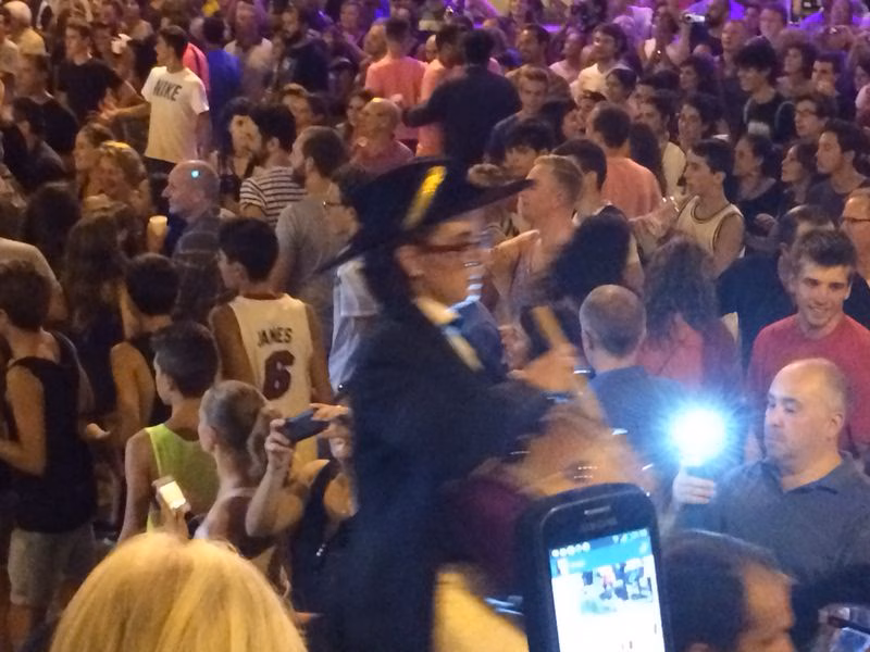 La colcada ya está en Plaça Constitució