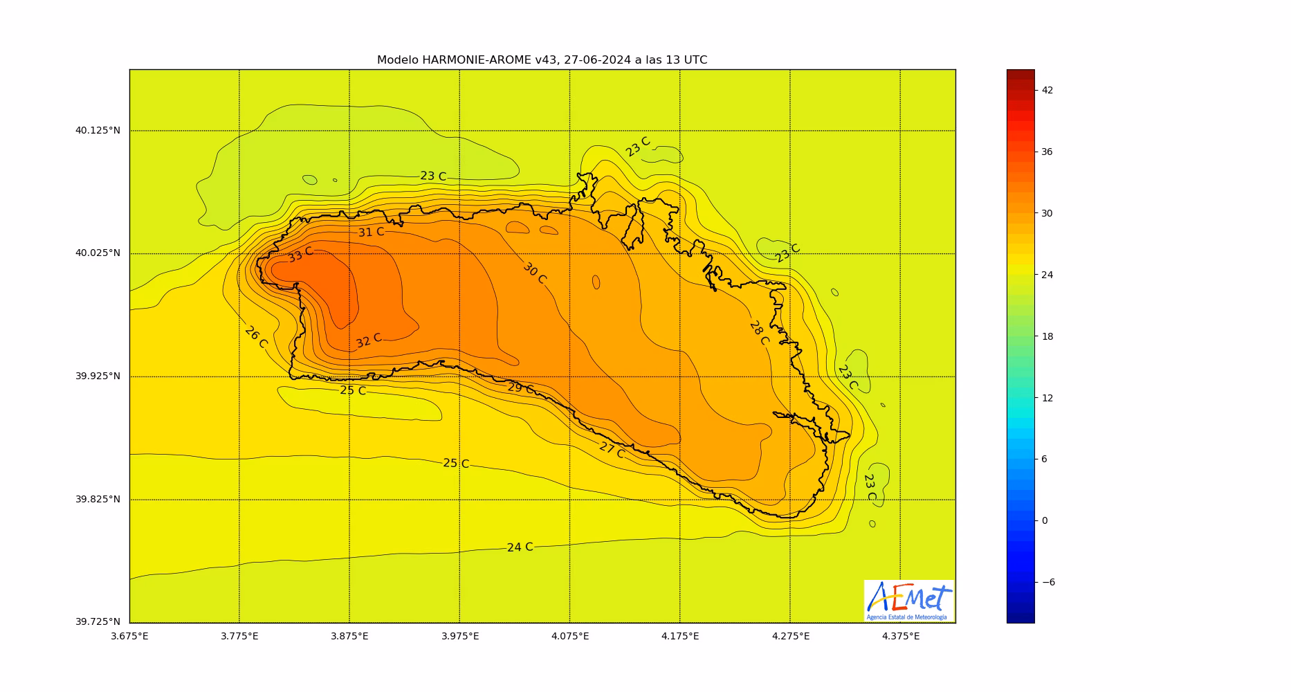 Temperaturas de hasta 33 grados este jueves en Menorca