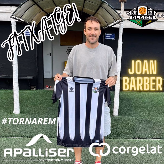 El CE Alaior oficializa el fichaje de Joan Barber como nuevo entrenador