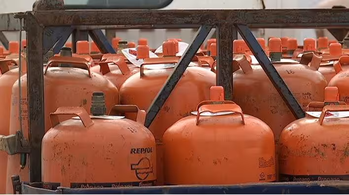 El precio de la bombona de butano baja un 3,2 % tras seis meses de subidas