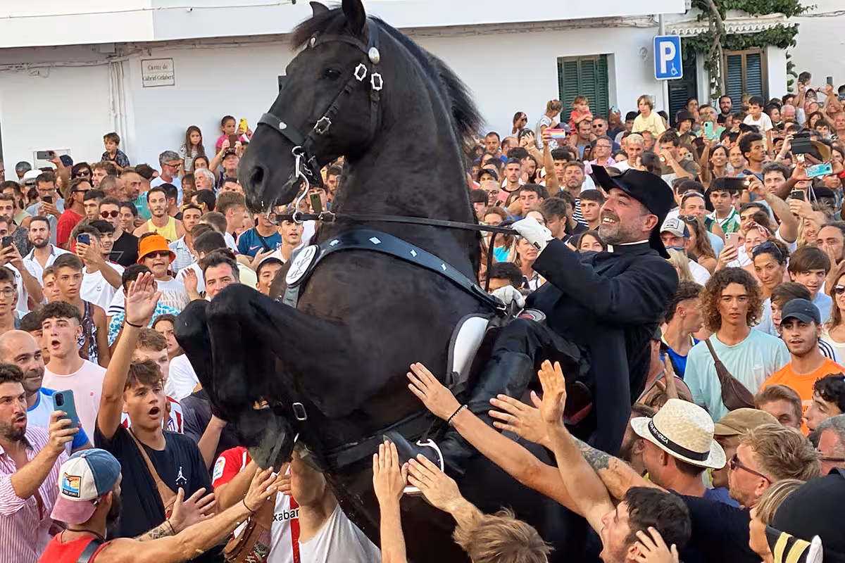(Vídeos y fotos) Los caballos ya botan en Fornells