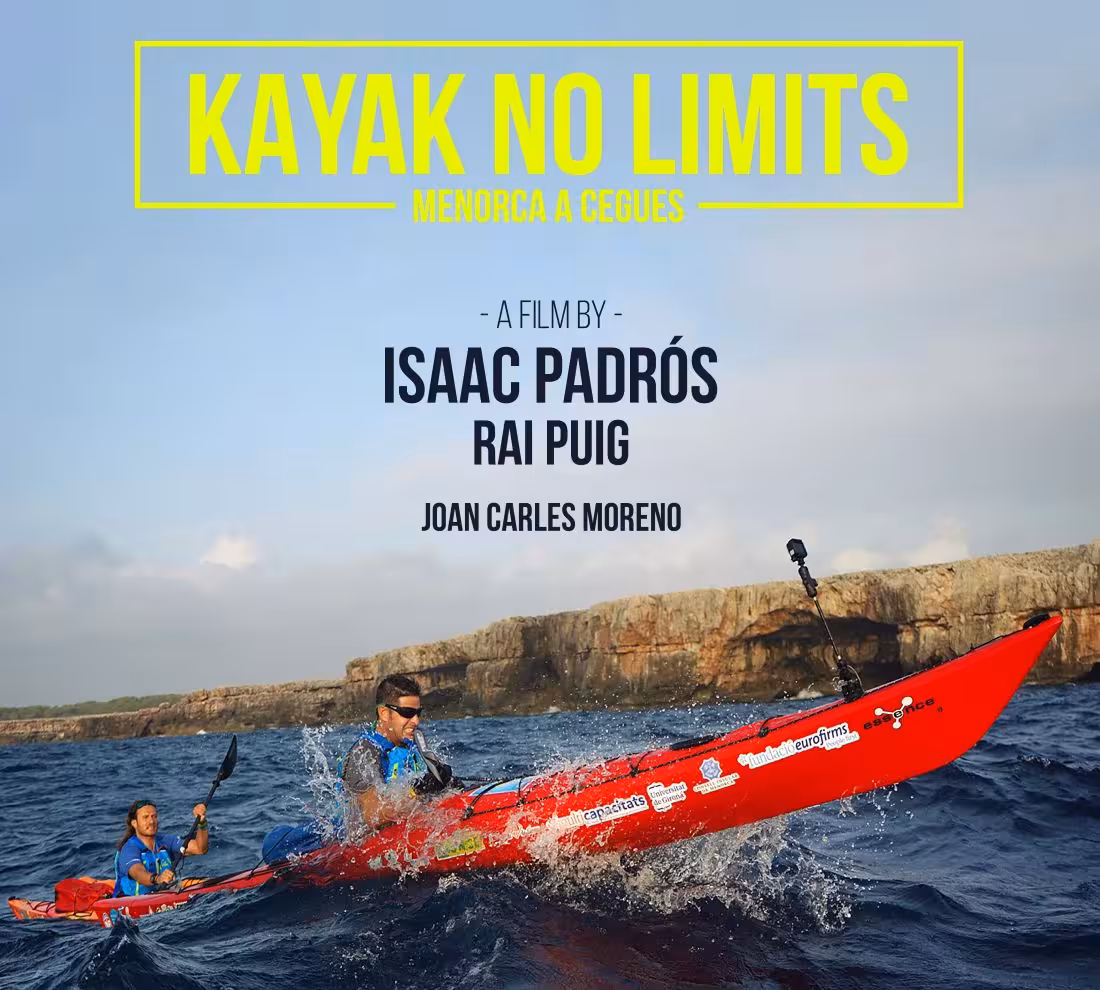 Estreno en Menorca del documental "Kayak no Limits. Menorca a ciegas"